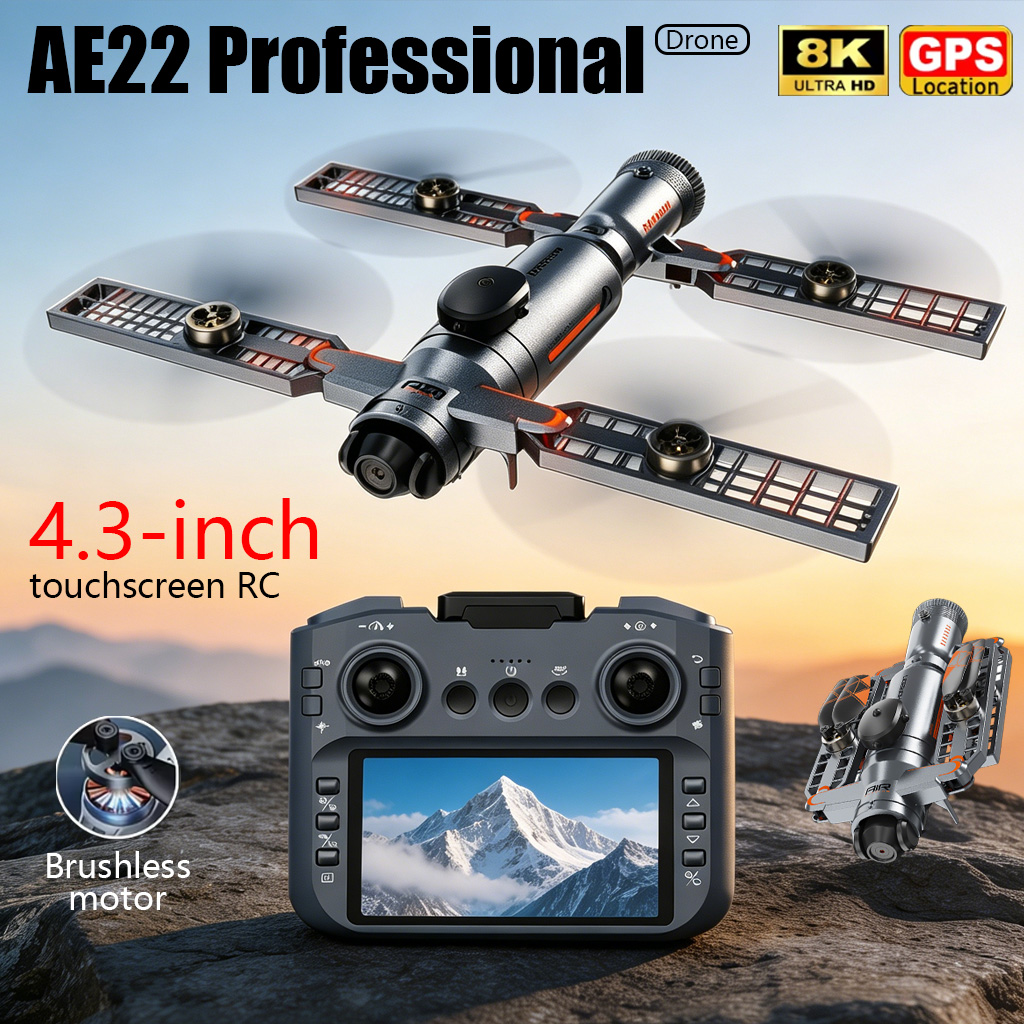 Drone Surveying - Verbesserte AE22 PRO MAX Faltbare Drohne
